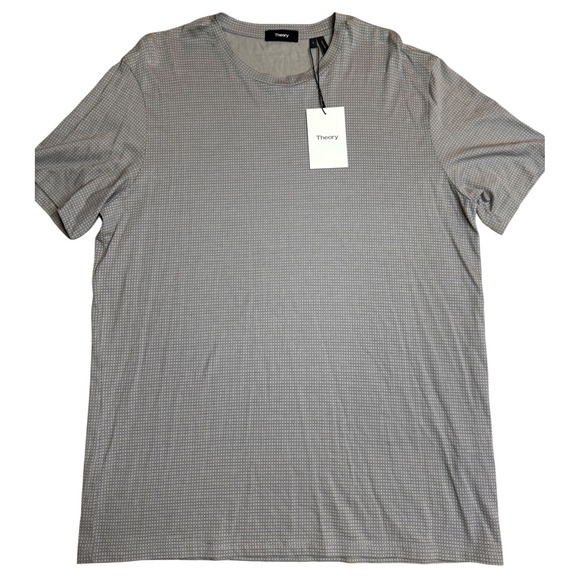 Theory Other - Theory Performance Athletic Tee Men's Large Pima Cotton NWT Mini Cube Knit
